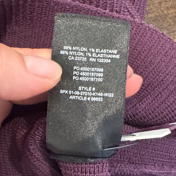 Babaton One-Shoulder Dress in Deep Purple - Picture 3 of 5